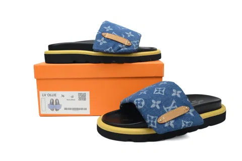 Louis Vuitton Pool Pillow Comfort Mule Navy Denim – photo 7