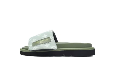 Louis Vuitton Pool Pillow Comfort Mule Light Green/Green Denim
