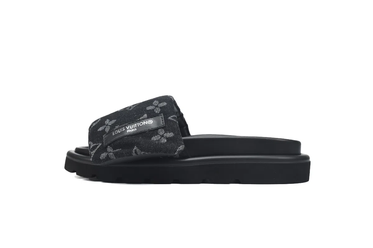 Louis Vuitton Pool Pillow Comfort Mule Black Denim – photo 1