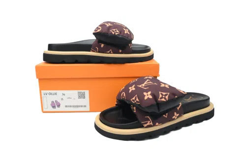 Louis Vuitton Pool Pillow Comfort Mule Brown/Yellow – photo 7