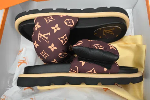 Louis Vuitton Pool Pillow Comfort Mule Brown/Yellow – photo 8