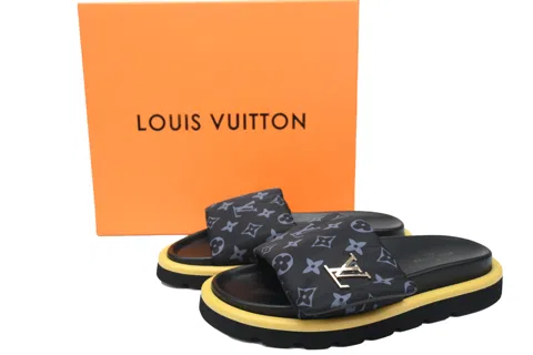 Louis Vuitton Pool Pillow Comfort Mule Black/Grey – photo 6