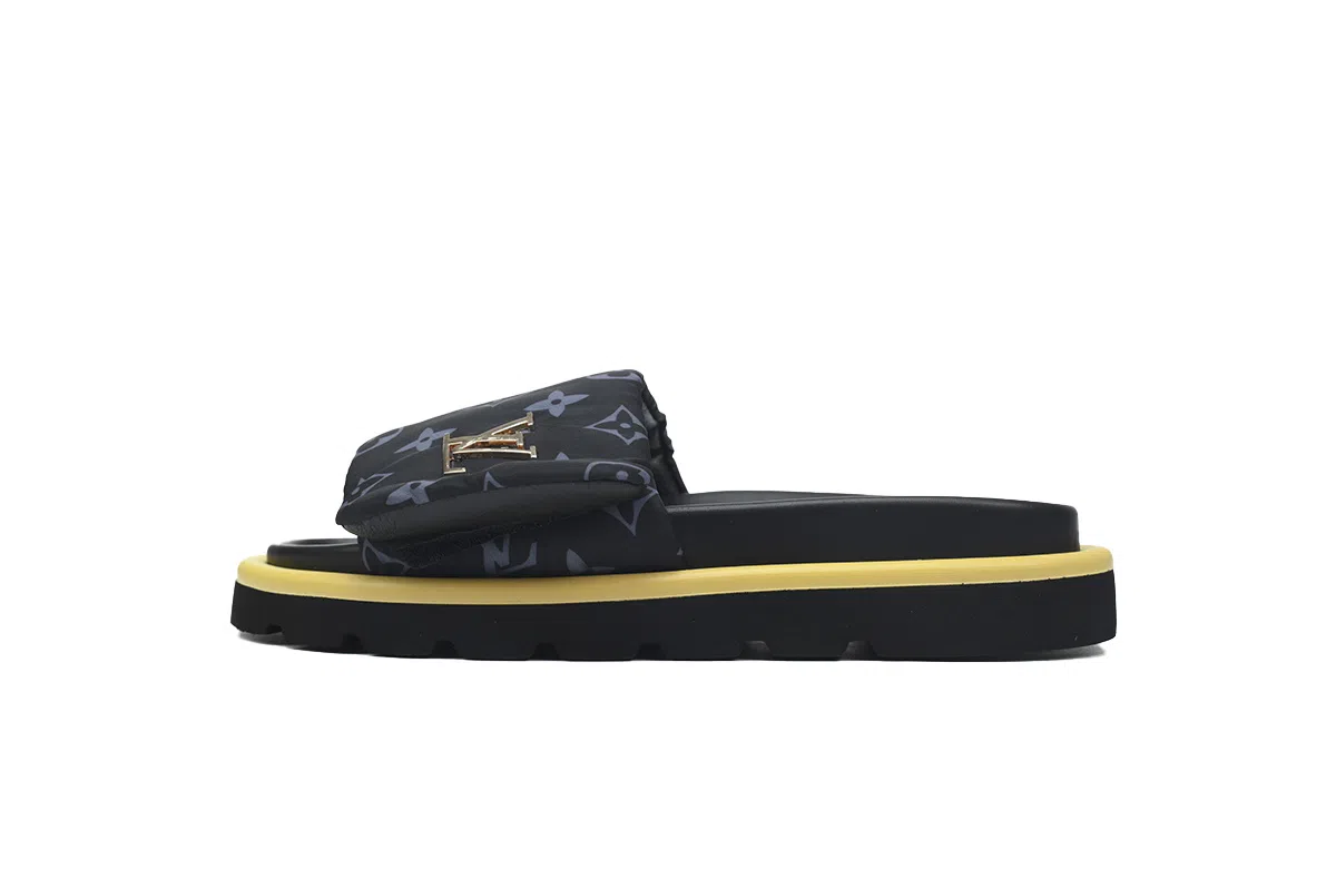 Louis Vuitton Pool Pillow Comfort Mule Black/Grey – photo 1