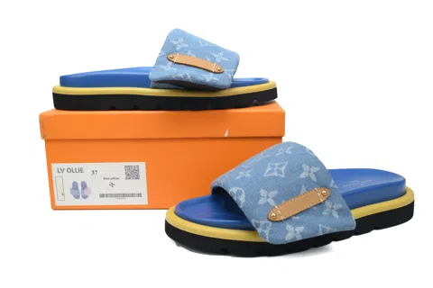 Louis Vuitton Pool Pillow Comfort Mule Light Blue Denim – photo 7