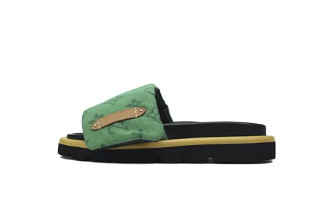 Green/Yellow Denim