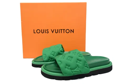 Louis Vuitton Pool Pillow Comfort Mule Black/Green – photo 6