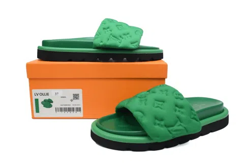 Louis Vuitton Pool Pillow Comfort Mule Black/Green – photo 7