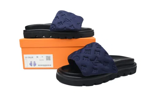 Louis Vuitton Pool Pillow Comfort Mule Navy – photo 7