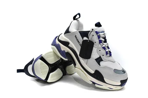 Balenciaga Triple S White/Navy – photo 3
