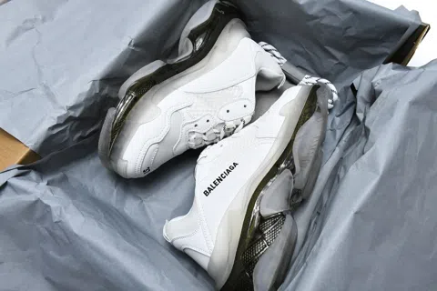 Balenciaga Triple S Clear Sole White/Charcoal/Grey – photo 12