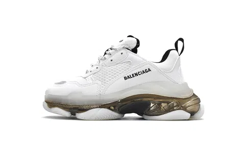 Balenciaga Triple S Clear Sole White/Charcoal/Grey