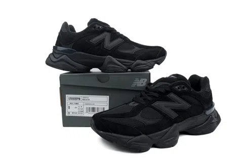 New Balance 9060 Triple Black Suede – photo 7