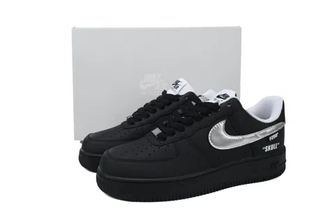 Nike Air Force 1 Low Black/Silver – photo 6