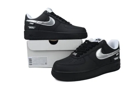 Nike Air Force 1 Low Black/Silver – photo 7