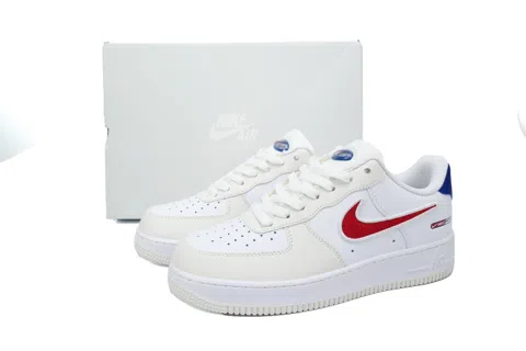 Nike Air Force 1 Low White/Cream/Blue – photo 6