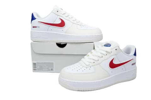 Nike Air Force 1 Low White/Cream/Blue – photo 7