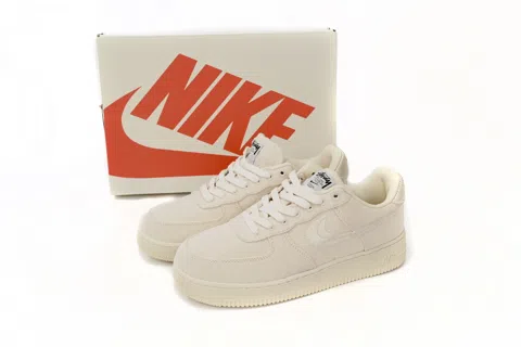 Stussy x Nike Air Force 1 Low Fossil Stone – photo 10