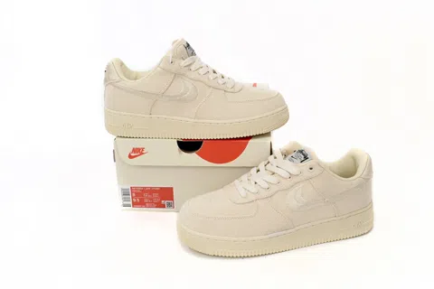 Stussy x Nike Air Force 1 Low Fossil Stone – photo 9