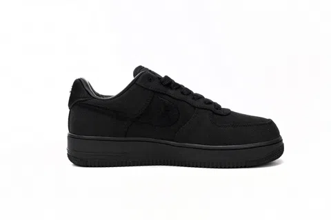 Stussy x Nike Air Force 1 Low Black – photo 3