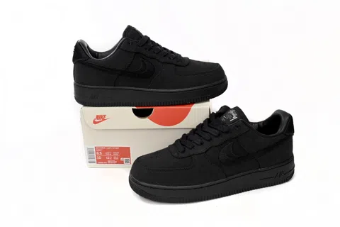 Stussy x Nike Air Force 1 Low Black – photo 10