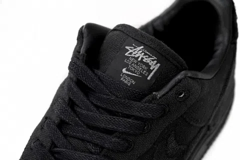 Stussy x Nike Air Force 1 Low Black – photo 6