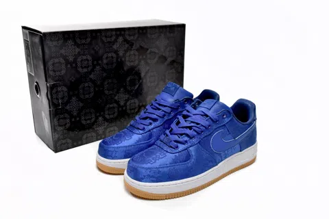 CLOT x Nike Air Force 1 Low Blue – photo 9