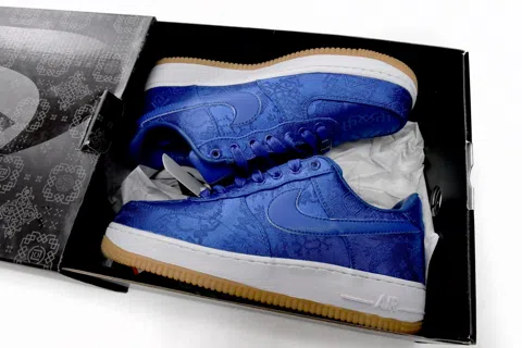 CLOT x Nike Air Force 1 Low Blue – photo 11
