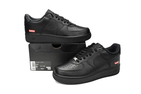 Supreme x Nike Air Force 1 Low Box Logo Black – photo 9