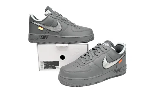 Off-White x Nike Air Force 1 Low Ghost Grey Silver – photo 7