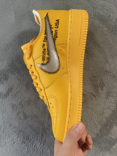 Off-White x Nike Air Force 1 Low Yellow – photo 4