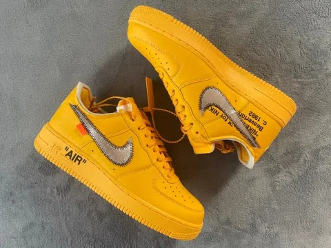 Off-White x Nike Air Force 1 Low Yellow – photo 6