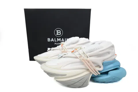 Balmain Sneakers White/Blue – photo 6