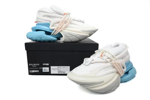 Balmain Sneakers White/Blue – photo 7