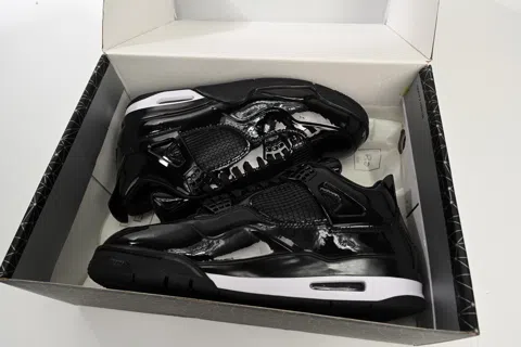 Air Jordan 4 Black Patent – photo 11