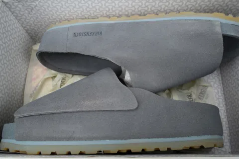 Fear of God FOG x Birkenstock Slide Grey/Blue – photo 8