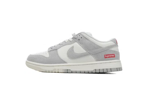 Nike Dunk Low White Corduroy