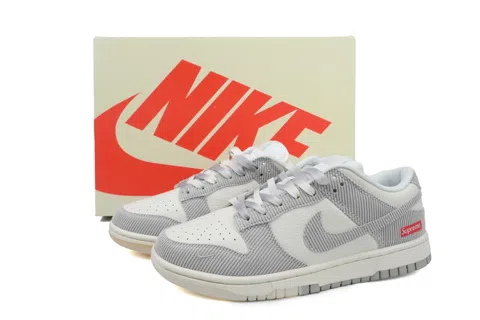 Nike Dunk Low White Corduroy – photo 7