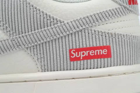 Nike Dunk Low White Corduroy – photo 5