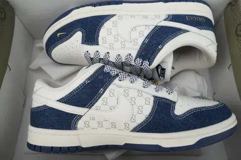 Nike Dunk Low White/Blue Denim – photo 8