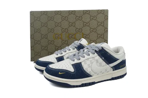 Nike Dunk Low White/Blue Denim – photo 6