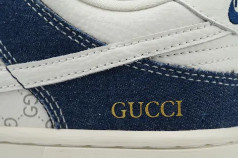 Nike Dunk Low White/Blue Denim – photo 5