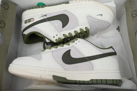 Nike Dunk Low Cream/White/Grass Green – photo 8