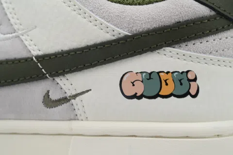 Nike Dunk Low Cream/White/Grass Green – photo 5