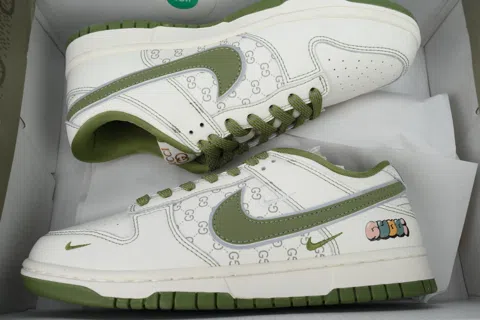 Nike Dunk Low Cream/White/Light Grass Green – photo 8