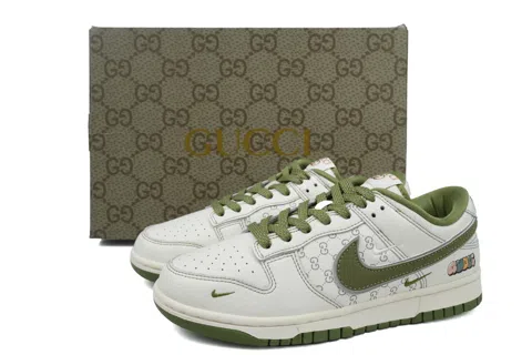 Nike Dunk Low Cream/White/Light Grass Green – photo 6