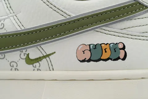 Nike Dunk Low Cream/White/Light Grass Green – photo 5