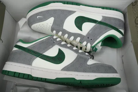 Nike Dunk Low White/Grey/Green – photo 8