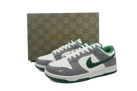 Nike Dunk Low White/Grey/Green – photo 6
