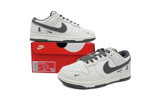 Nike Dunk Low Cream/White/Dark Grey – photo 7
