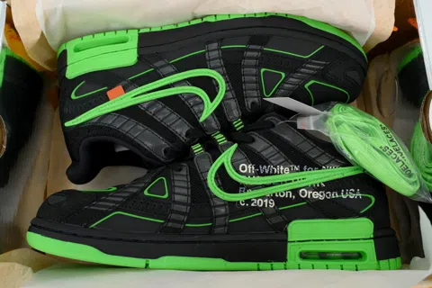 Off-White x Nike Dunk Low Green Strike – photo 8